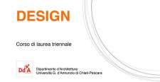Laurea in Design Orientamento, Laurea in Architettura, Laurea in design